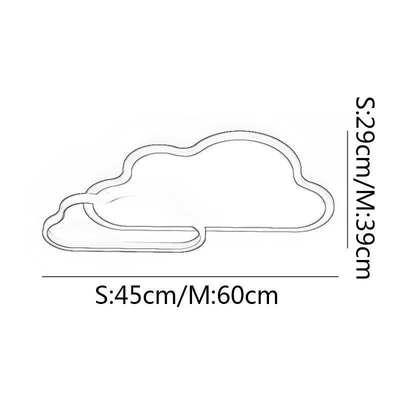 Plafonnier moderne créatif en forme de nuage