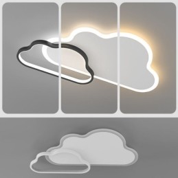 Plafonnier moderne créatif en forme de nuage
