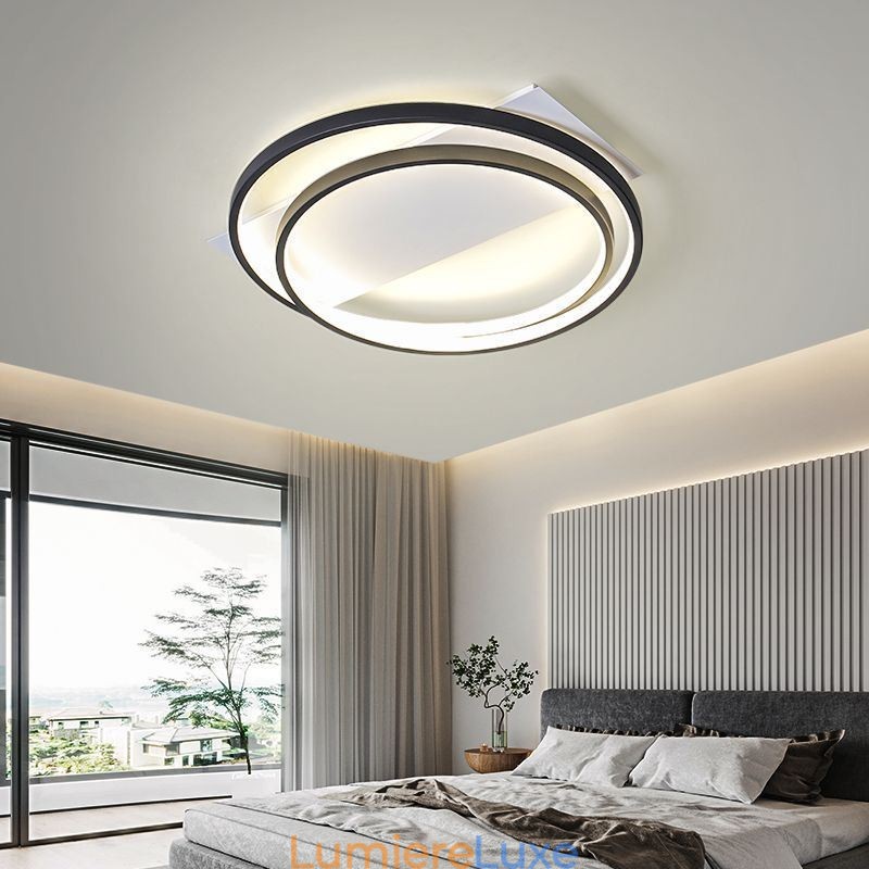 Plafonnier moderne rond encastré