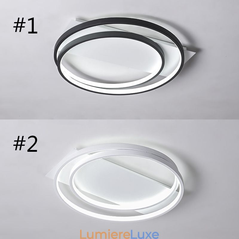 Plafonnier moderne rond encastré