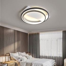 Plafonnier moderne rond encastré