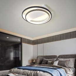 Plafonnier moderne rond encastré