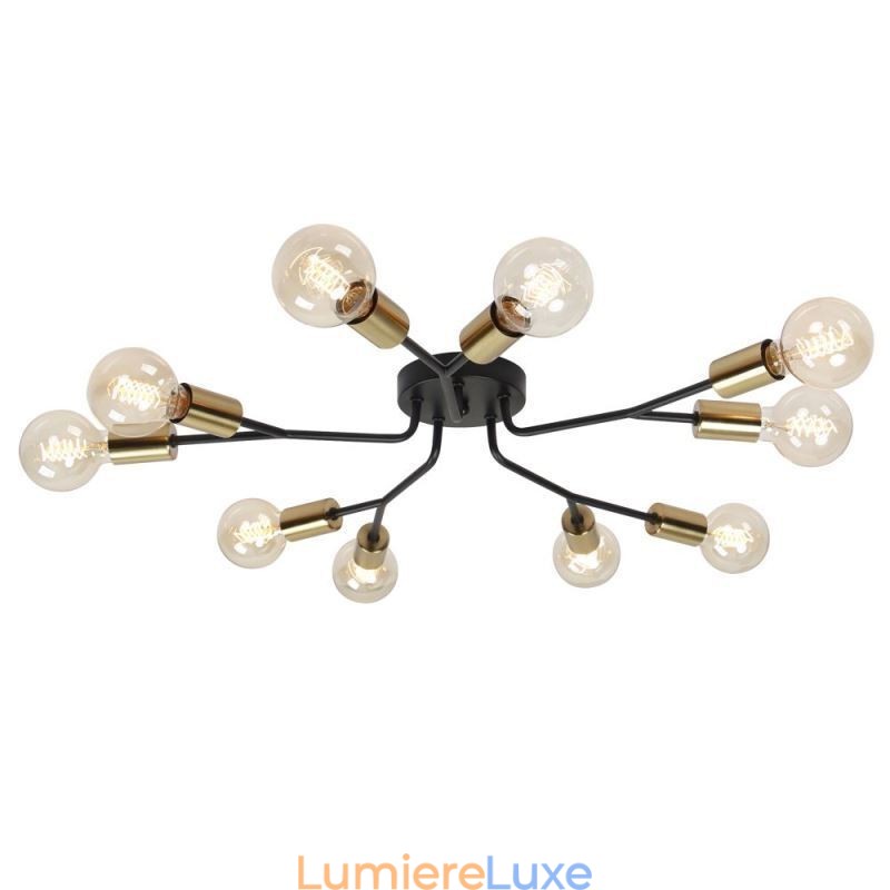 Plafonnier moderne noir vintage