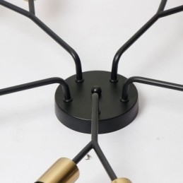 Plafonnier moderne noir vintage