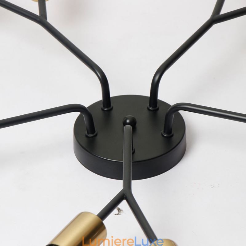 Plafonnier moderne noir vintage