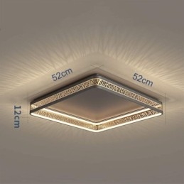 Plafonnier Nid d'oiseau Lampe carrée Luminaires modernes