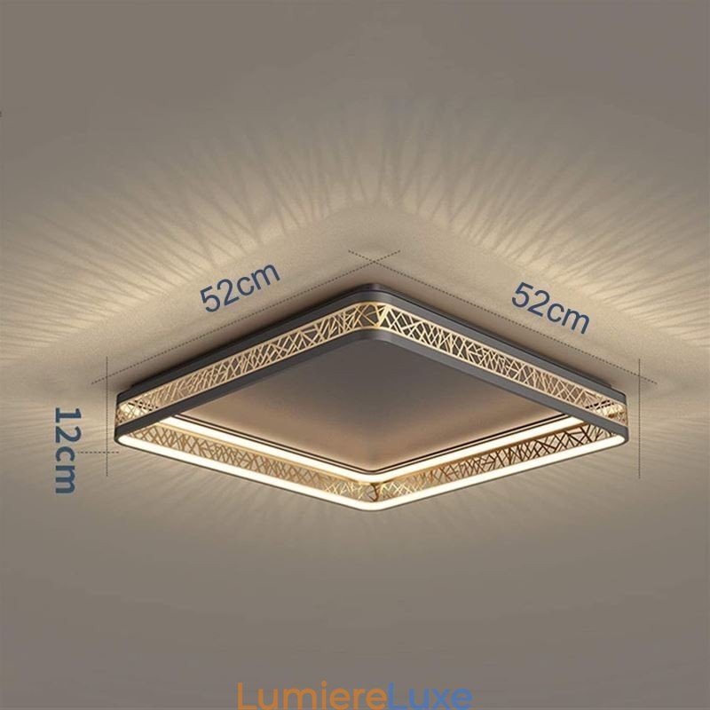 Plafonnier Nid d'oiseau Lampe carrée Luminaires modernes