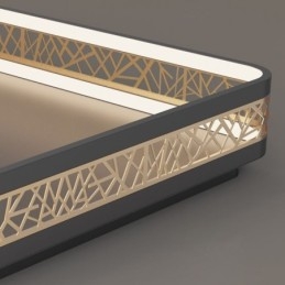 Plafonnier Nid d'oiseau Lampe carrée Luminaires modernes