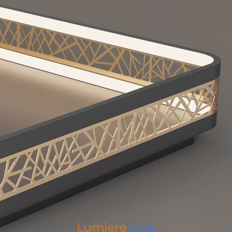 Plafonnier Nid d'oiseau Lampe carrée Luminaires modernes