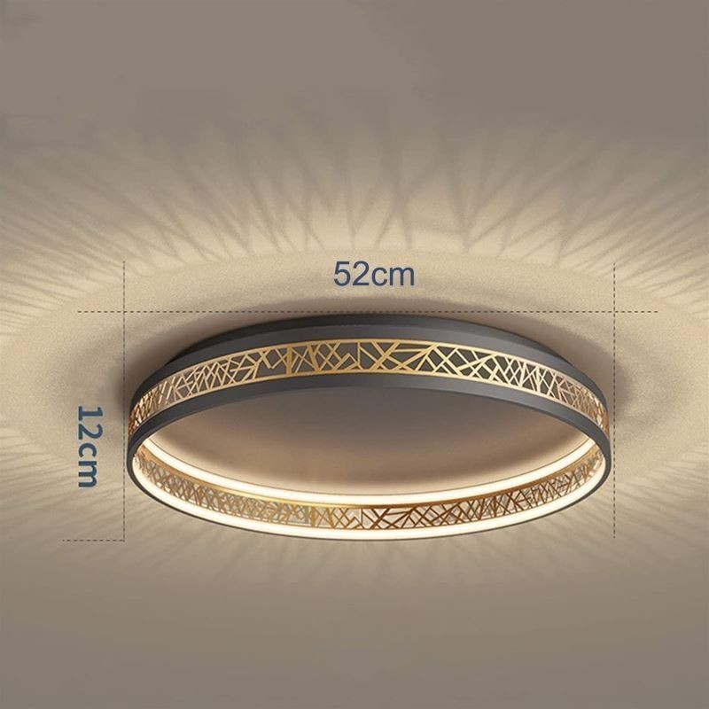 Plafonnier rond en forme de nid d'oiseau, luminaire moderne