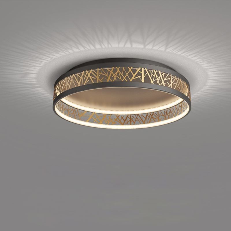 Plafonnier rond en forme de nid d'oiseau, luminaire moderne