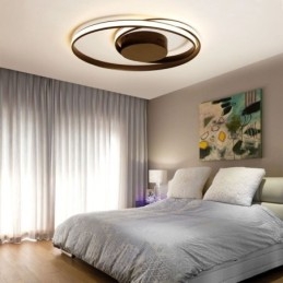 Plafonniers modernes Lampes doubles rondes