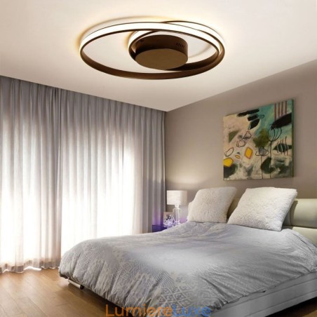 Plafonniers modernes Lampes doubles rondes Plafonniers modernes Lampes doubles rondes
