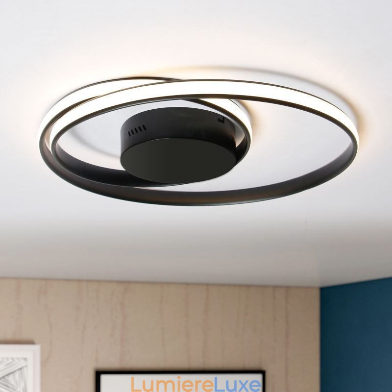 Plafonniers modernes Lampes doubles rondes