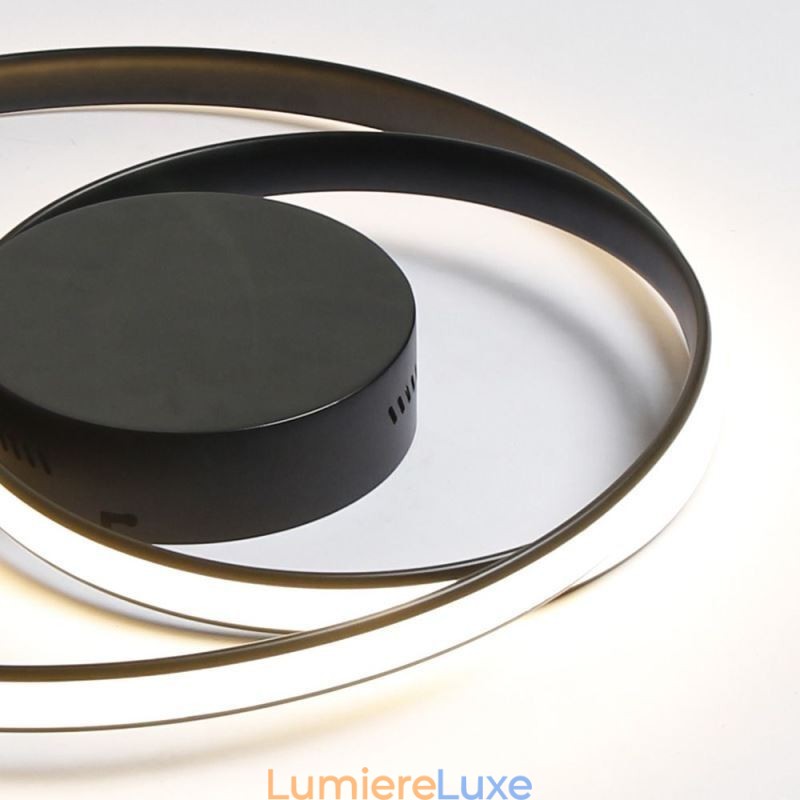 Plafonniers modernes Lampes doubles rondes