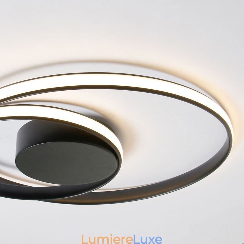 Plafonniers modernes Lampes doubles rondes
