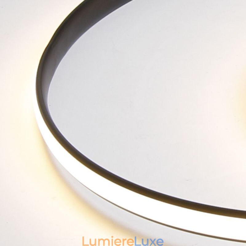 Plafonniers modernes Lampes doubles rondes
