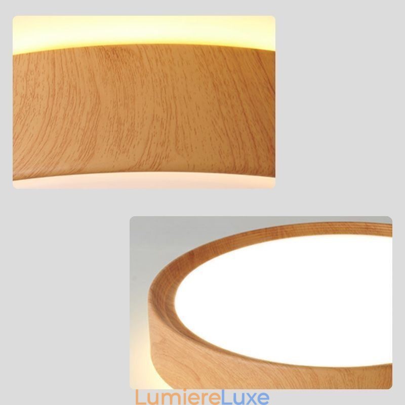Plafonniers en bois Plafonnier japonais
