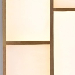 Plafonnier moderne et minimaliste en bois à encastrer