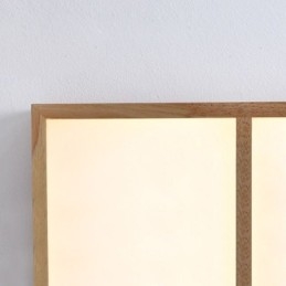 Plafonnier moderne et minimaliste en bois à encastrer