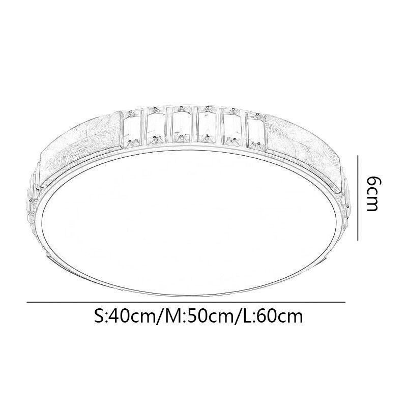 Plafonnier japonais minimaliste encastré