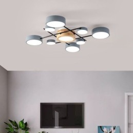 Plafonnier moderne à épissure quadrilatérale