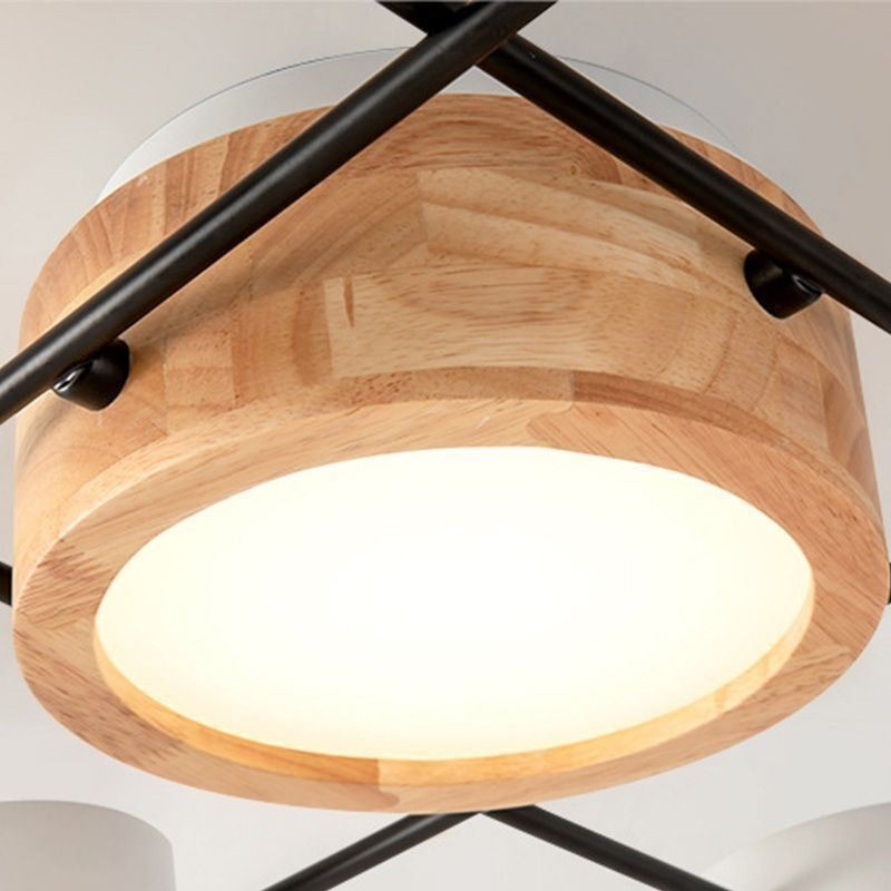 Plafonnier moderne à épissure quadrilatérale