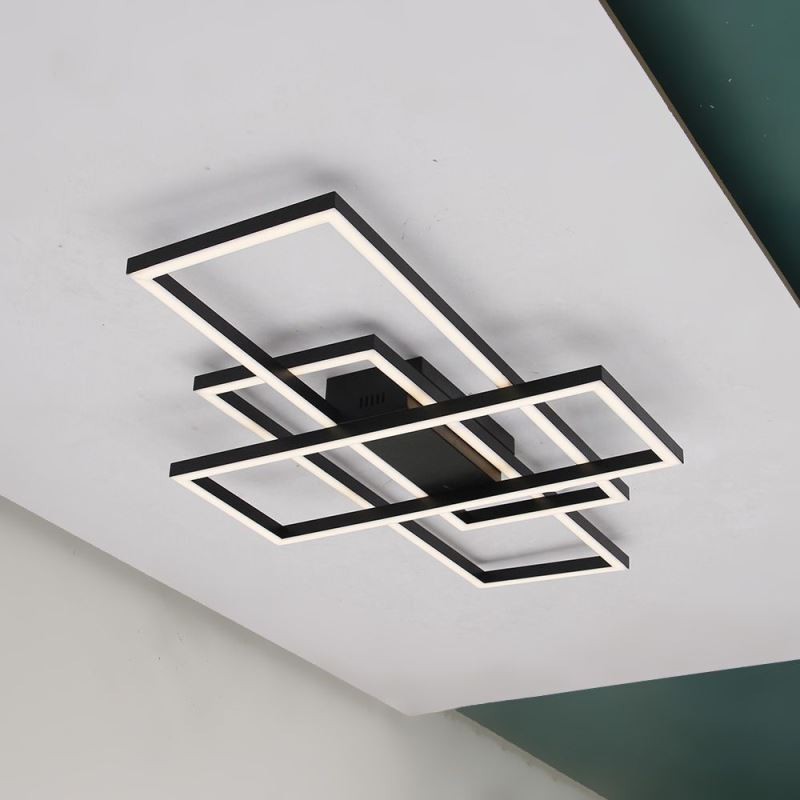 Plafonnier moderne géométrique carré