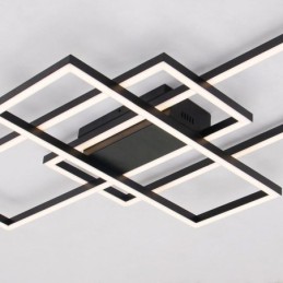Plafonnier moderne géométrique carré