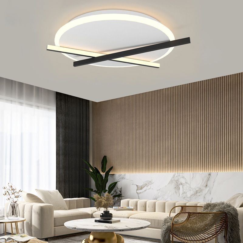 Plafonnier design horloge art nordique