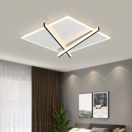 Plafonnier design horloge art nordique