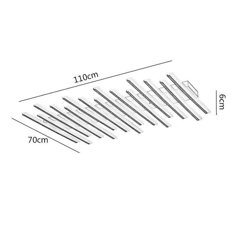 Plafonnier créatif en forme de touche de piano
