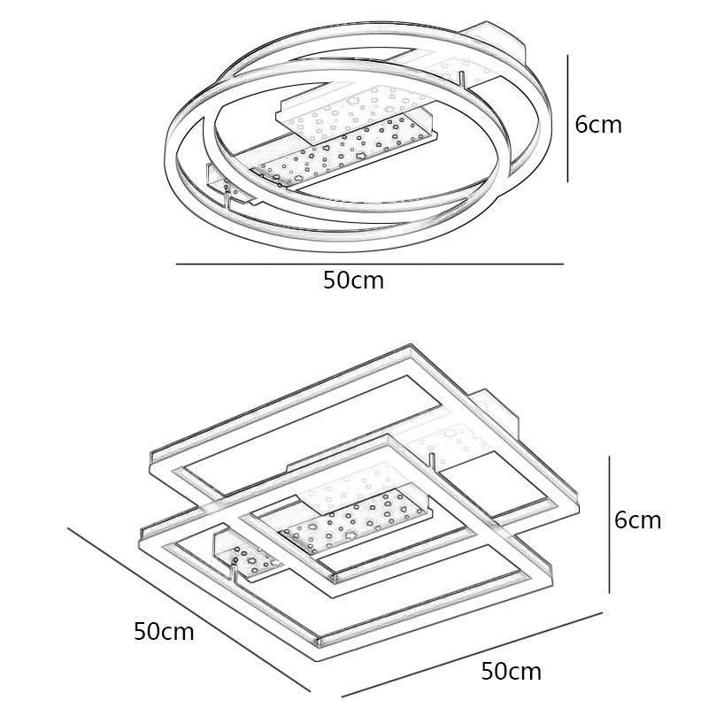 Plafonniers modernes Luminaires de plafond étoilés