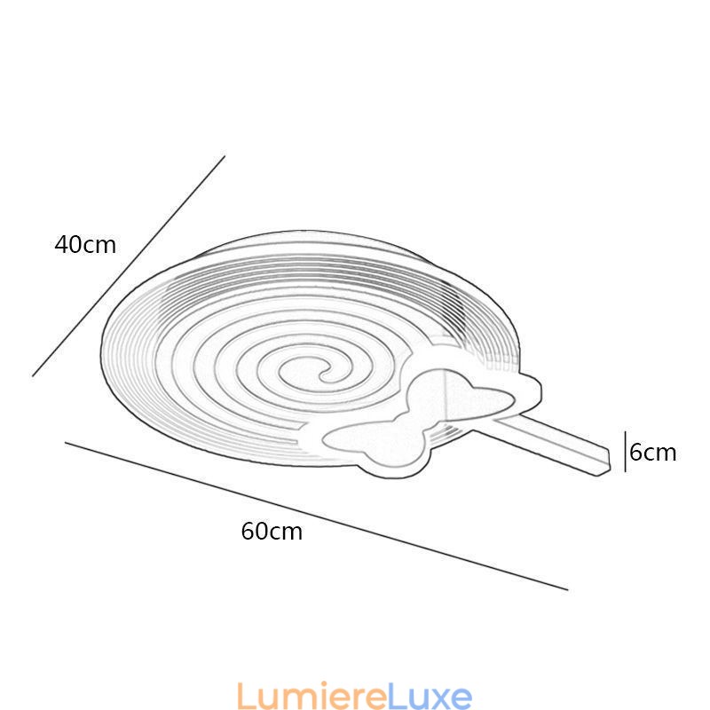 Plafonnier moderne Lollipop pour enfants