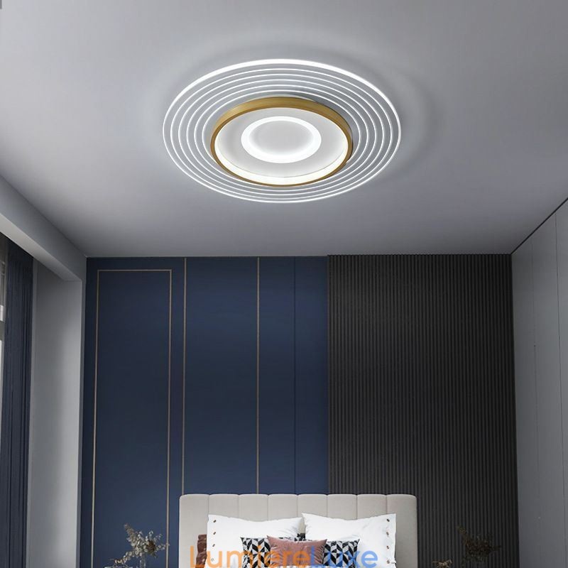 Plafonnier moderne encastré rond