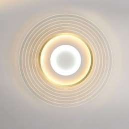 Plafonnier moderne encastré rond