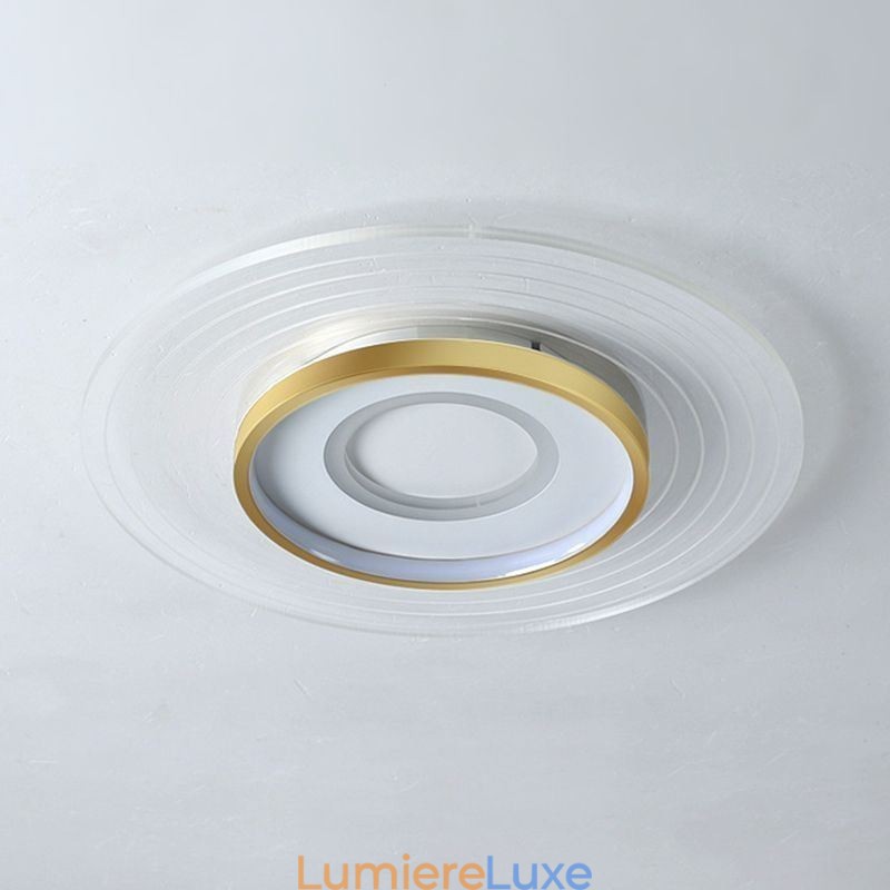 Plafonnier moderne encastré rond