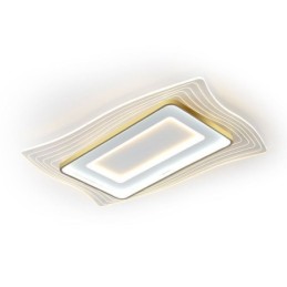Plafonnier moderne encastré de forme carrée