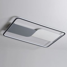 Plafonniers modernes rectangulaires encastrés 90 x 60 cm