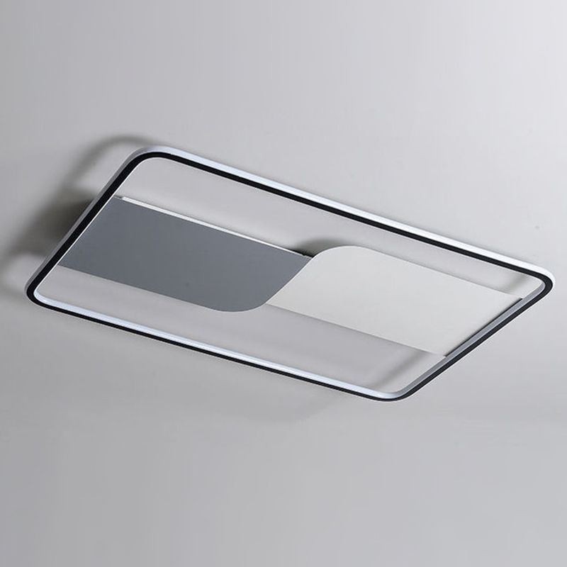 Plafonniers modernes rectangulaires encastrés 90 x 60 cm