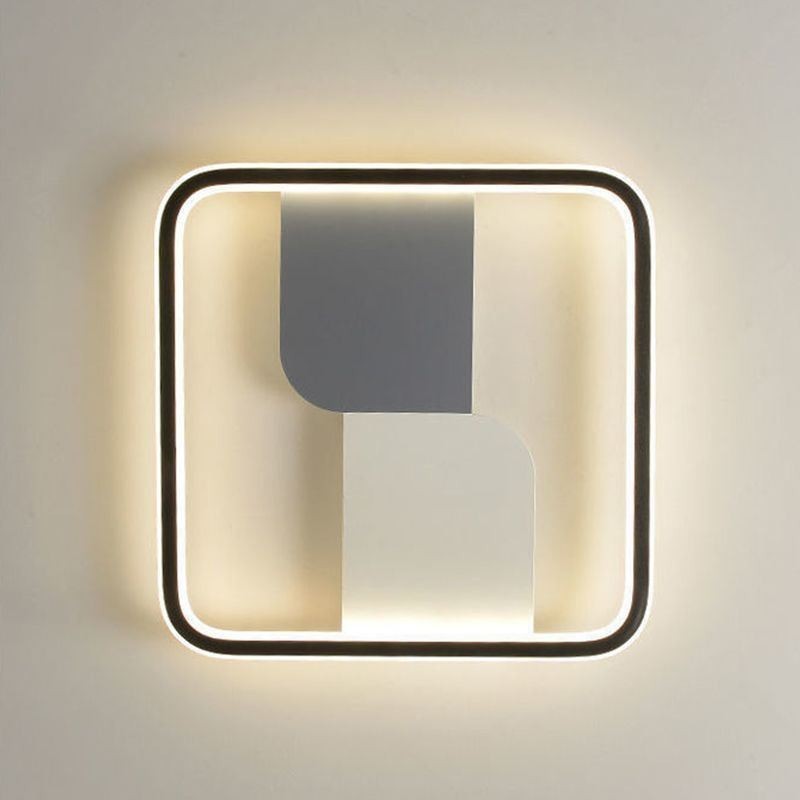 Plafonnier encastré rond
