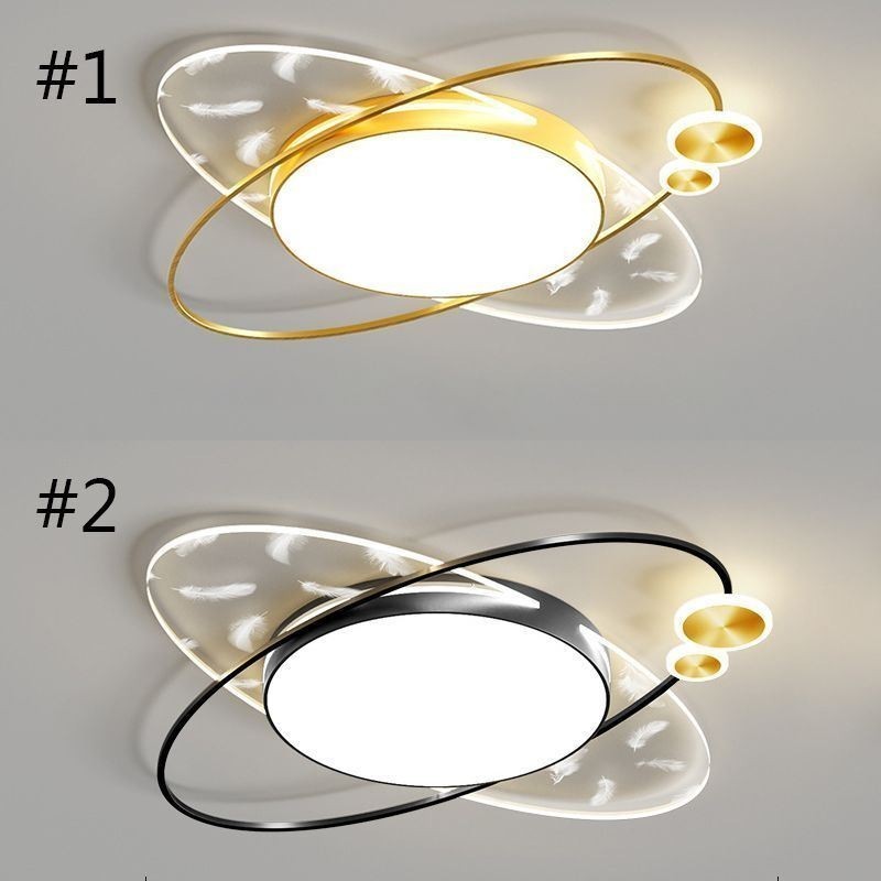 Plafonnier moderne encastré en forme de planète