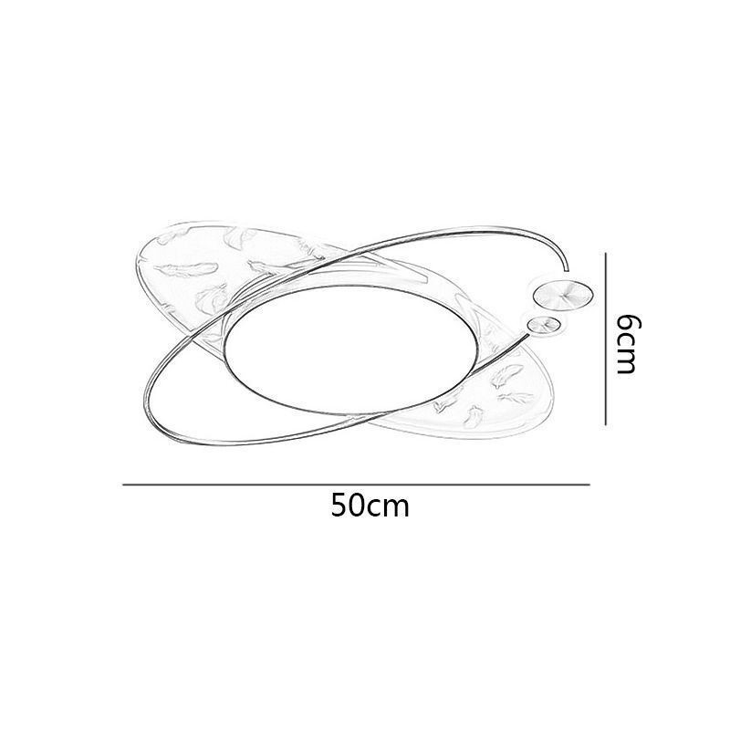 Plafonnier moderne encastré en forme de planète
