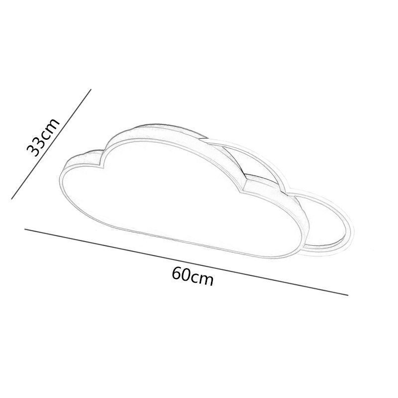 Plafonnier encastré en forme de nuage Modern Lights