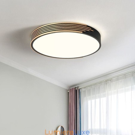 Plafonnier encastré moderne, lampe d'éclairage circulaire Plafonnier encastré moderne, lampe d'éclairage circulaire