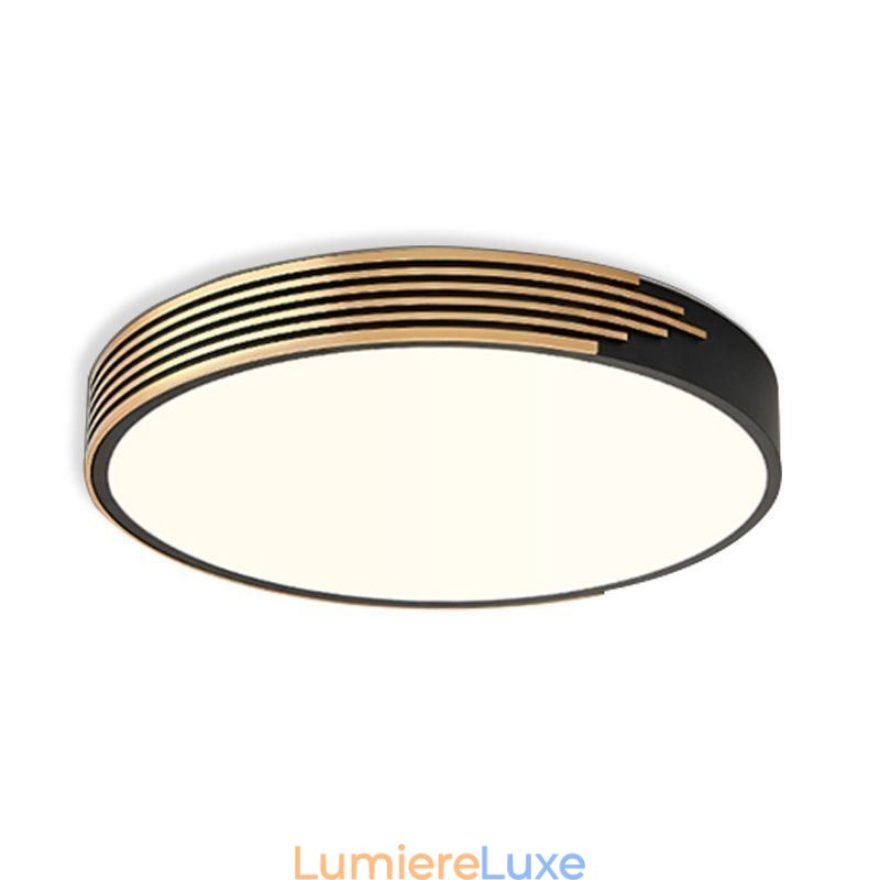 Plafonnier encastré moderne, lampe d'éclairage circulaire