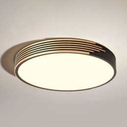 Plafonnier encastré moderne, lampe d'éclairage circulaire