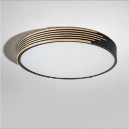 Plafonnier encastré moderne, lampe d'éclairage circulaire