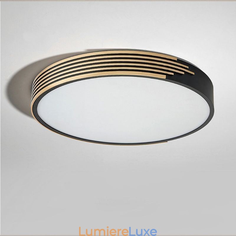 Plafonnier encastré moderne, lampe d'éclairage circulaire