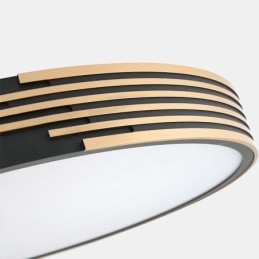 Plafonnier encastré moderne, lampe d'éclairage circulaire